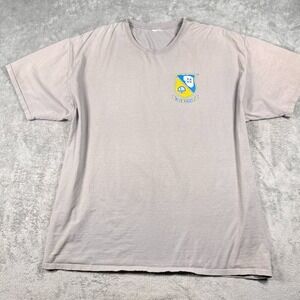 Blue Angels US Navy Mens 2XL Gray Graphic T-Shirt Short Sleeve Jet Air Show Tee